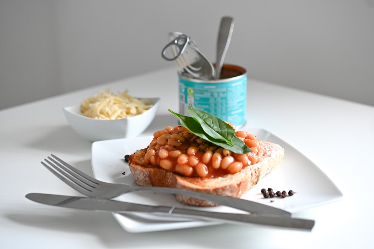Fresh pantry ingredients and meal preparation